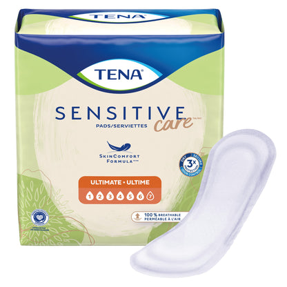 TENA® Sensitive Care Ultimate Bladder Control Pad 16 Inch Length Heavy Absorbency Dry-Fast Core™ One Size Fits Most (1059420_BG)