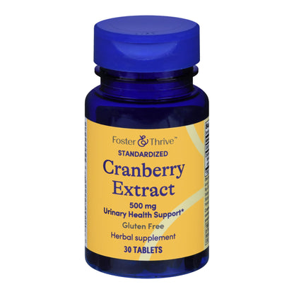 Foster & Thrive™ Dietary Supplement Cranberry 500 mg Strength Tablet 30 per Bottle (1238887_BT)