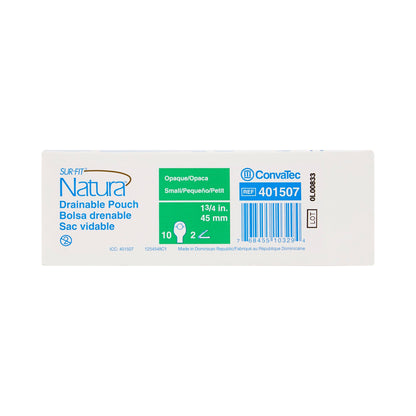 Sur-Fit Natura® Colostomy Pouch Two-Piece System 10 Inch Length Drainable (325411_EA)