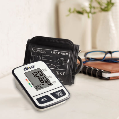 Drive™ Home Automatic Digital Blood Pressure Monitor Medium Cuff Nylon Cuff 22 - 36 cm Desk Model (1058324_EA)