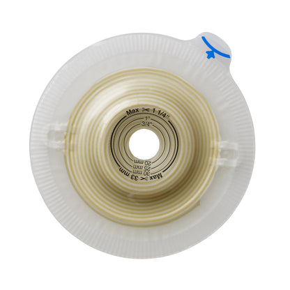 Assura® Ostomy Barrier Trim to Fit, Extra Extended Wear Spiral Adhesive 50 mm Flange Red Code System Synthetic Resin 5/8 to 1-5/16 Inch Opening (478783_BX)