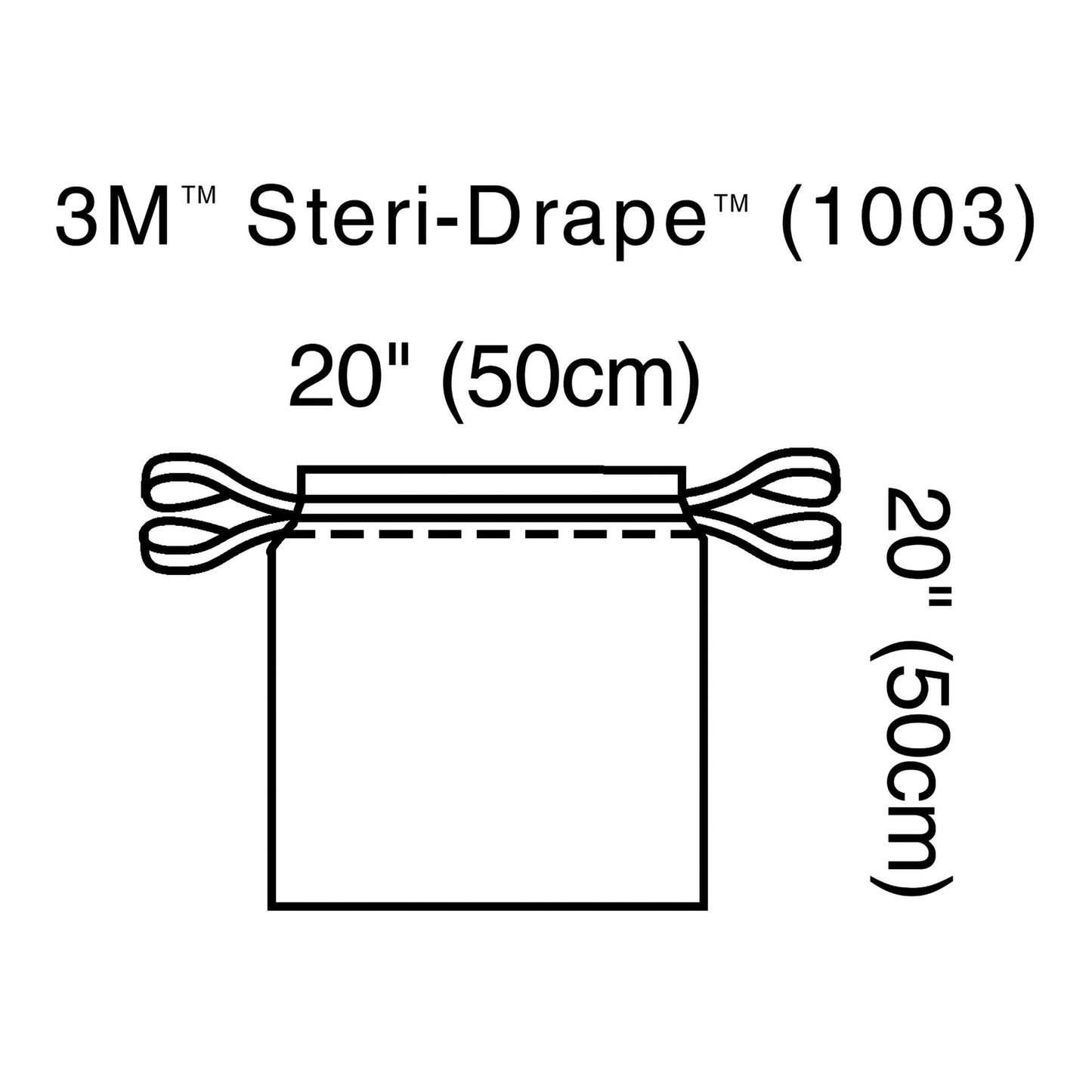 3M™ Steri-Drape™ Surgical Drape Isolation Bag 20 W X 20 L Inch Sterile (142526_CS)