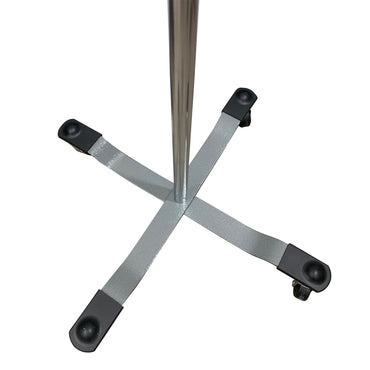 McKesson IV Stand Floor Stand 2 Hooks 4 Legs with Casters (1223668_CS)