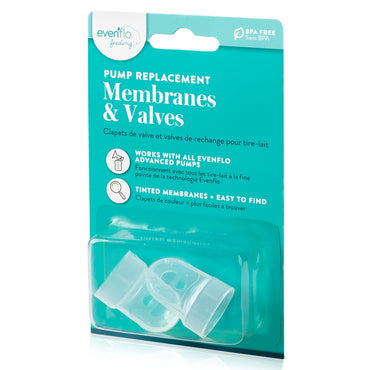 Evenflo Breast Pump Replacement Membrane and Valve For All Breast Pumps (1041182_EA)