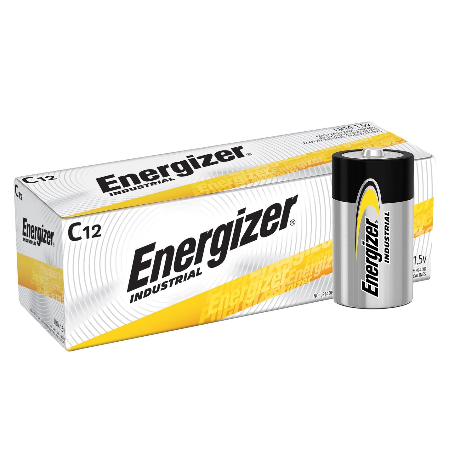 Energizer® Alkaline Battery C Cell 1.5V Disposable (258472_EA)