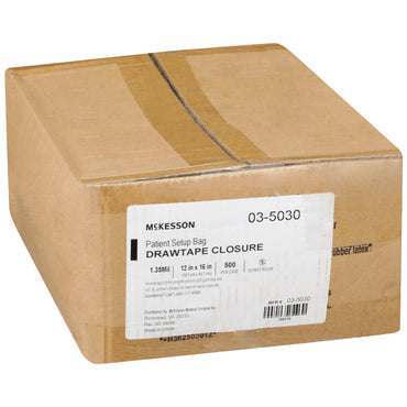 McKesson PULL-TITE™ Respiratory Set-Up Bag McKesson PULL-TITE™ (192888_CS)