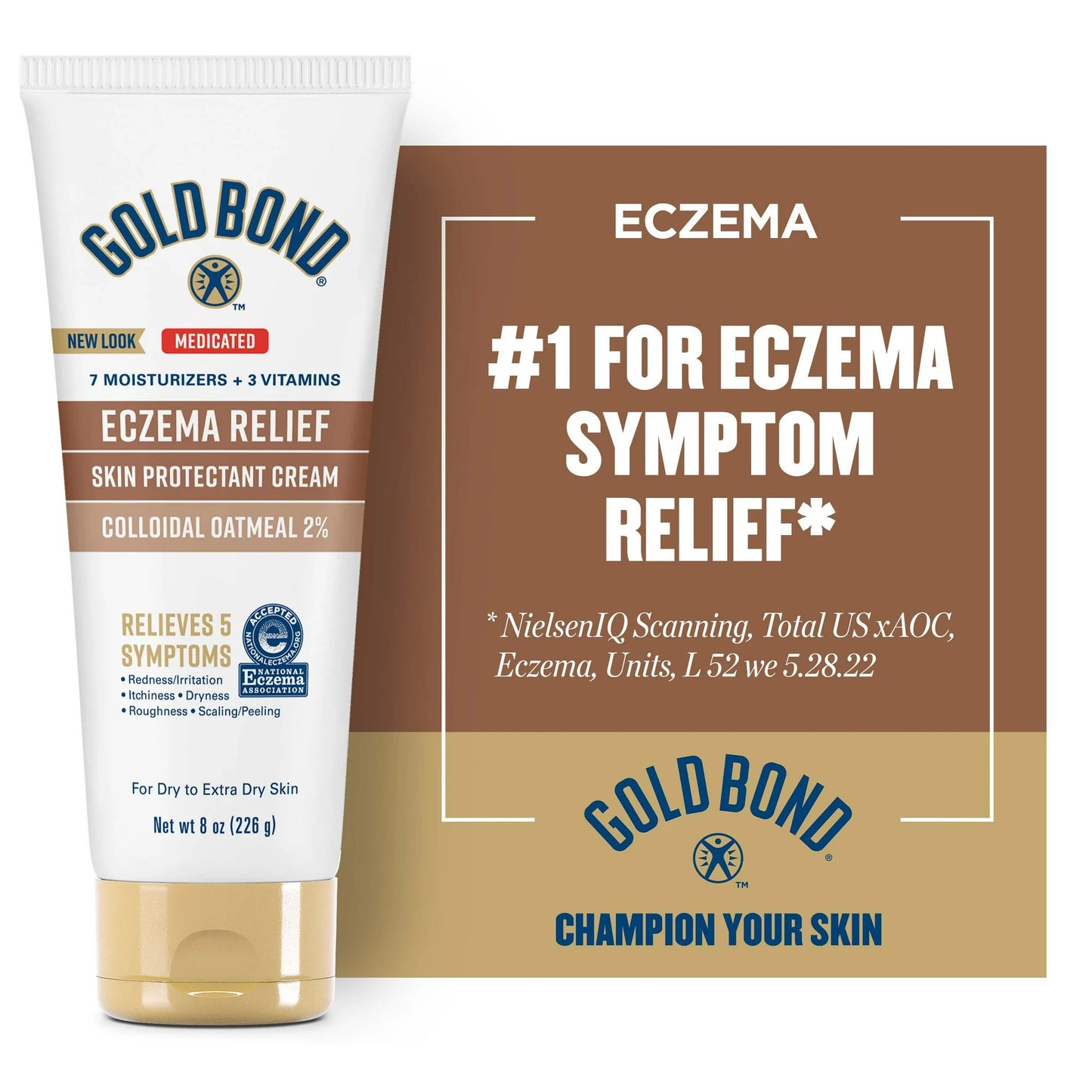 Gold Bond® Eczema Relief Skin Protectant 8 oz. Tube Unscented Cream (1230694_EA)