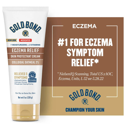 Gold Bond® Eczema Relief Skin Protectant 8 oz. Tube Unscented Cream (1230694_EA)
