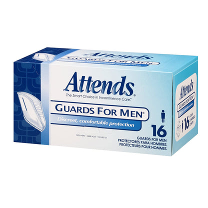 Attends® Guards For Men® Bladder Control Pad 5.9 X 12-1/2 Inch Light Absorbency Polymer Core One Size Fits Most (580667_CS)