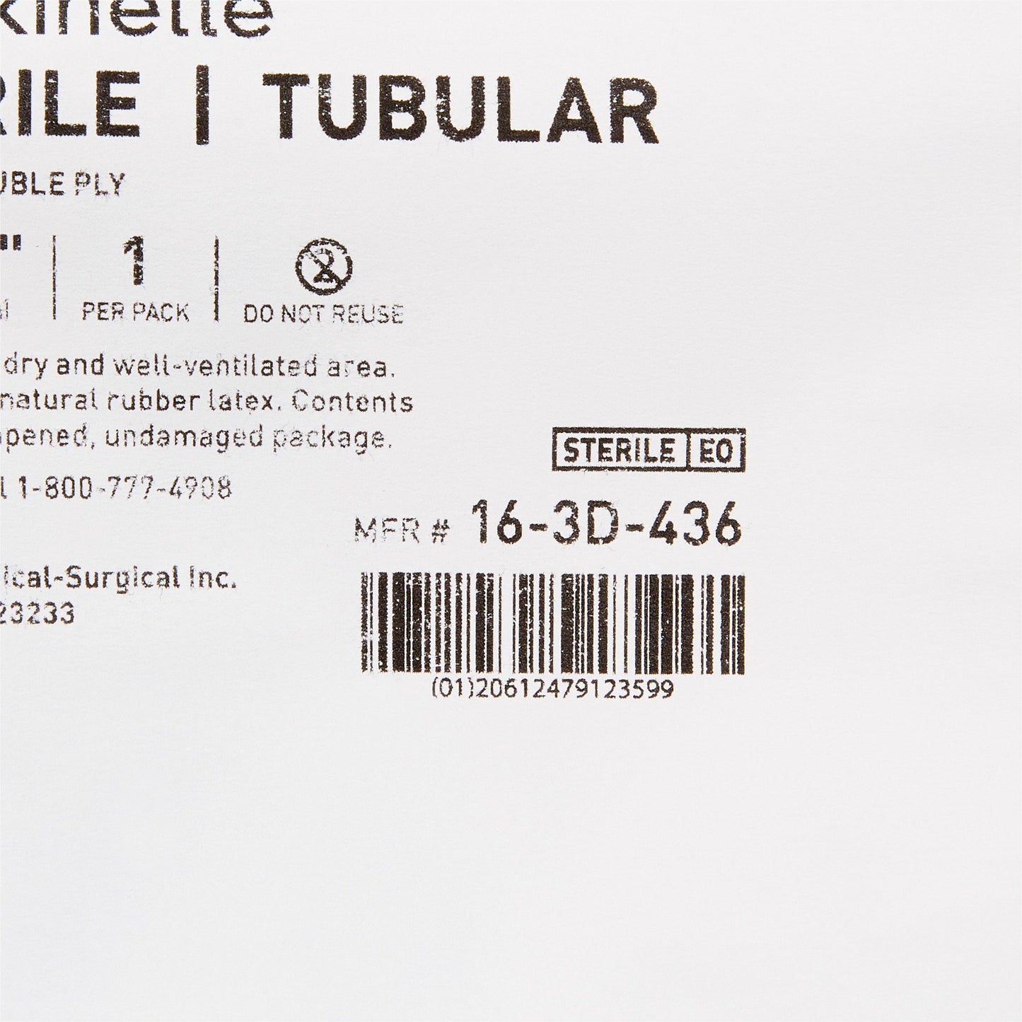McKesson Surgical Stockinette Tubular 4 X 36 Inch Sterile (457660_EA)