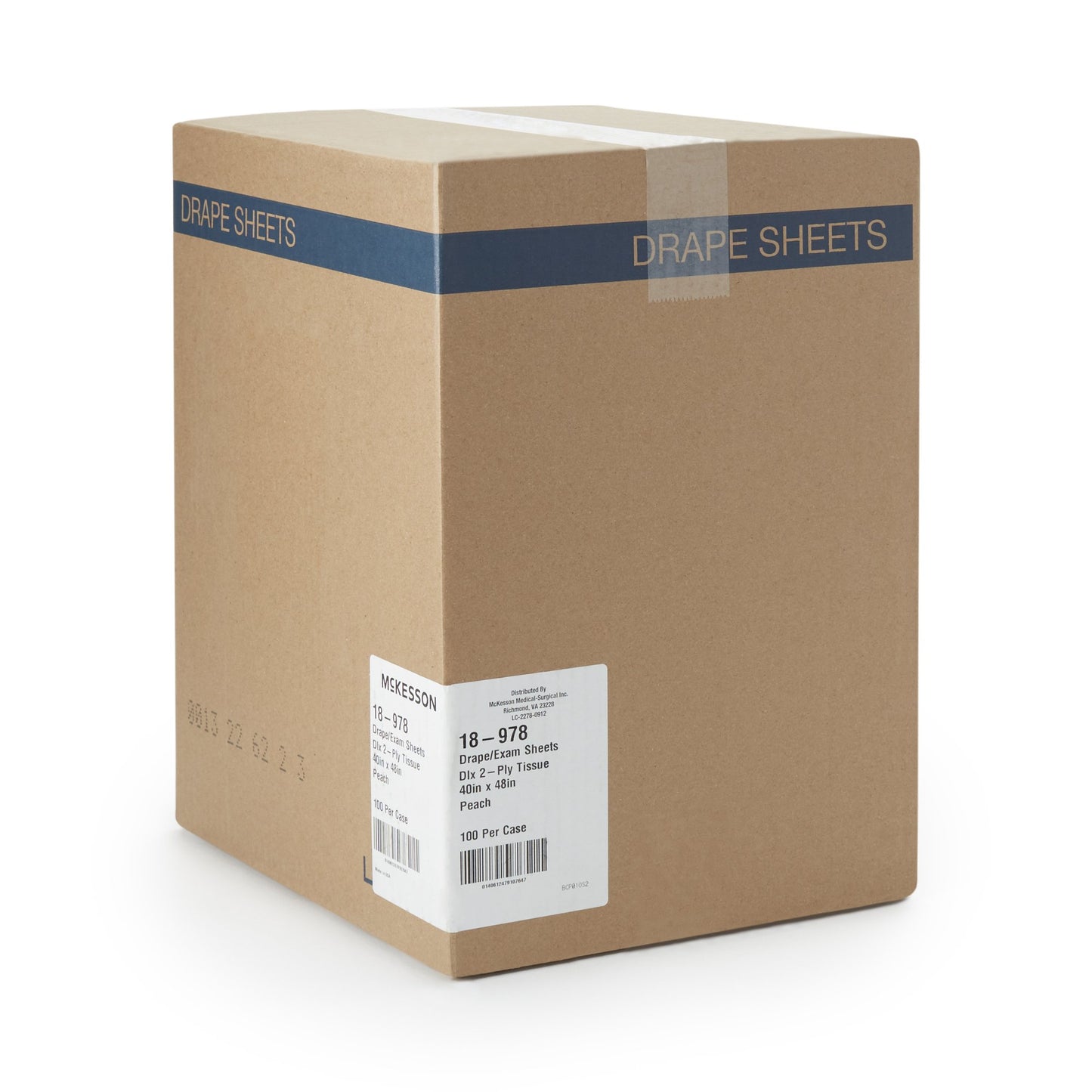 McKesson General Purpose Drape Physical Exam Drape 40 W X 48 L Inch NonSterile (194107_CS)
