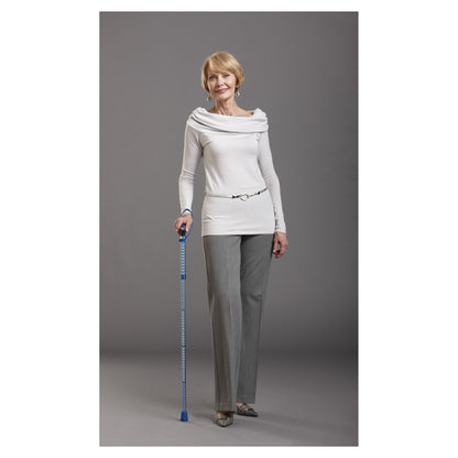 Switch Sticks® Folding Cane Aluminum 32 to 37 Inch Height Azure Blue (1050005_EA)