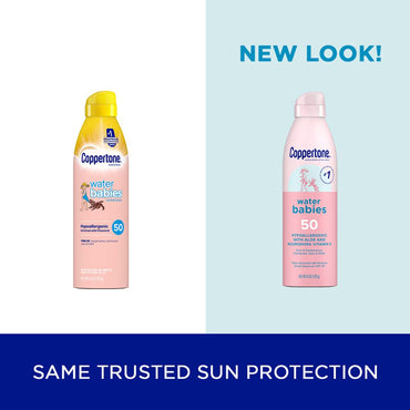 Coppertone® Water Babies Sunscreen SPF 50 Liquid 6 oz. Aerosol Can (1231876_EA)