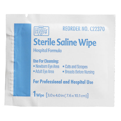 Hygea® Saline Cleansing Towelette Individual Packet Unscented 24 Count (144086_EA)