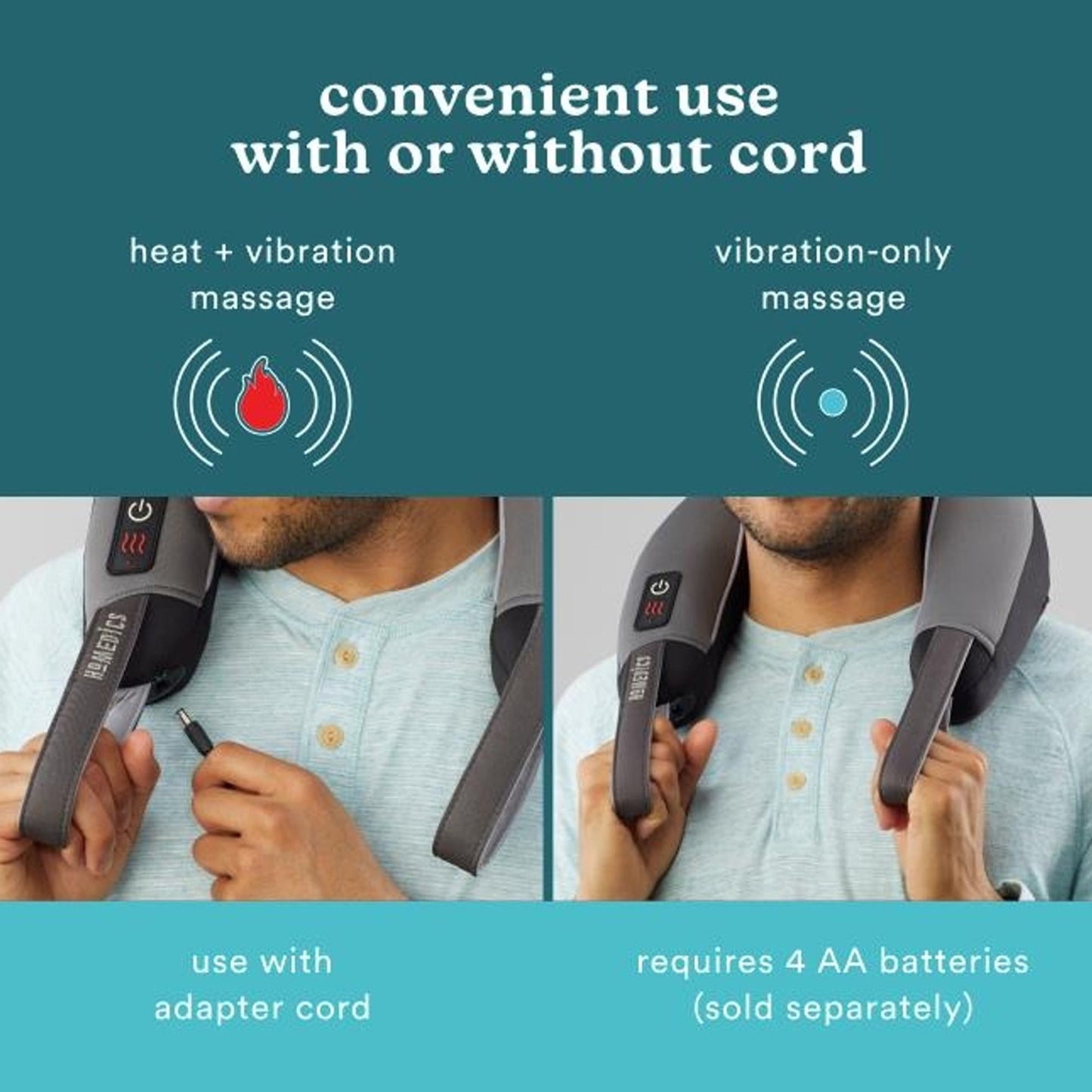 HoMedics® Pro Therapy Hand-Held Neck Massager with Heat HoMedics® Pro Therapy (1253812_CS)