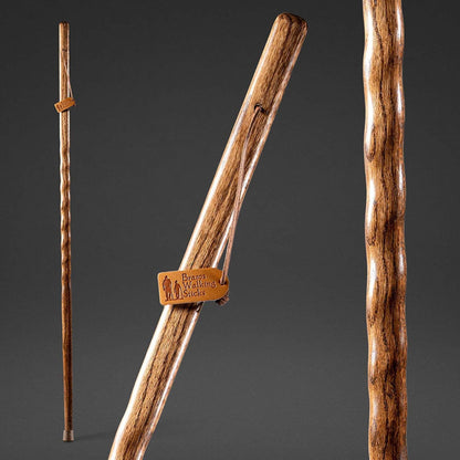Brazos™ Twisted HitchHiker Walking Stick Wood 58 Inch Height Brown Oak (1229045_EA)