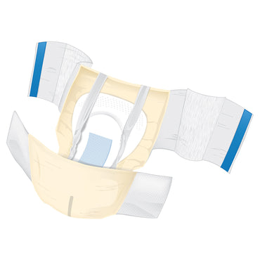 McKesson Ultra Plus Stretch Unisex Adult Incontinence Brief Large / X-Large Disposable Heavy Absorbency (884169_CS)