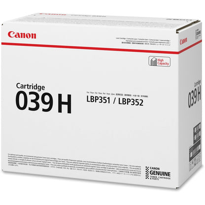 Canon 0288C001AA  (039H) High-Yield Ink, Black (CNM0288C001)
