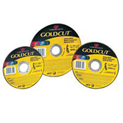 Carborundum Carbo™ GoldCut™ Reinforced Aluminum Oxide Abrasive, 6 in Dia, 0.045 in Thick, 7/8 in Arbor, 46 Grit (481-05539563954)