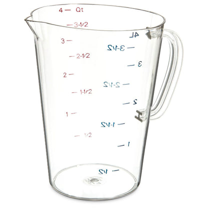 Carlisle Commercial Measuring Cup, 1 gal, Clear (CFS4314507)