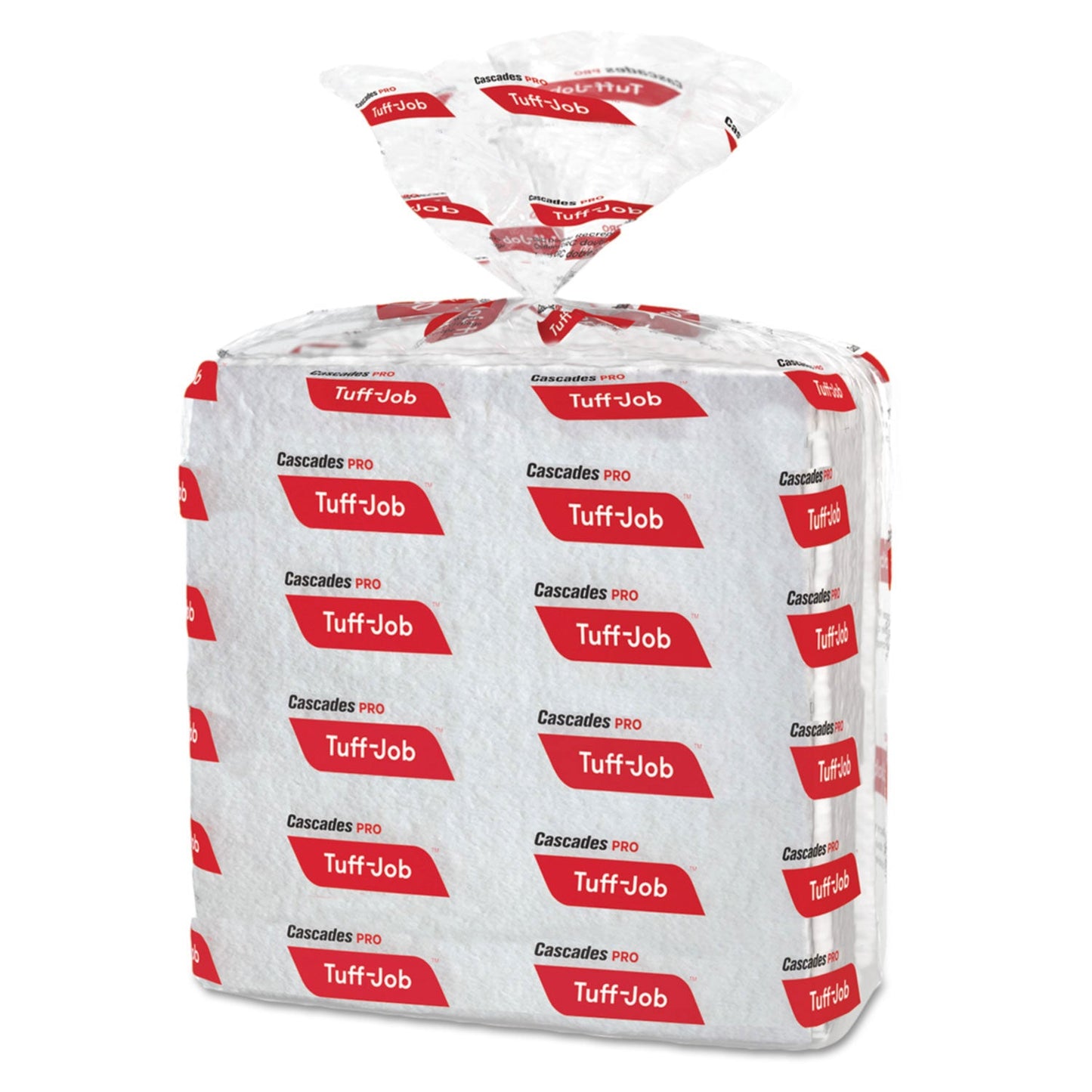 Cascades Tuff-Job S400 DRC Wipers, Medium, 12 x 13, White, 60/Pack, 18 Pack/Carton (CSDW420)