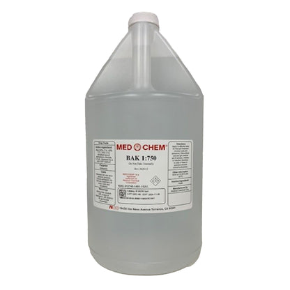 BAK 1:750 Antiseptic BZK (Benzalkonium Chloride) Topical Liquid 1 gal. Bottle (181934_GL)