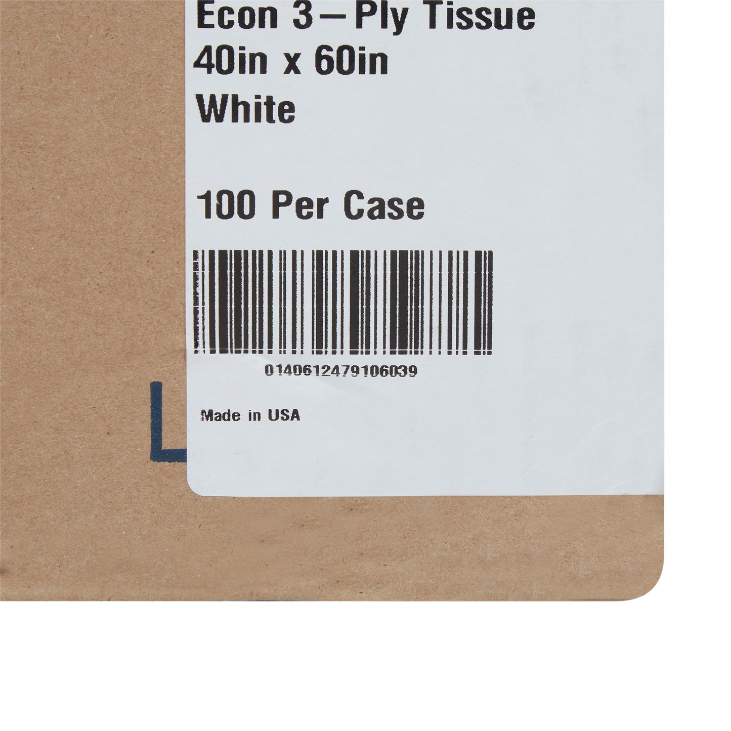 McKesson General Purpose Drape Physical Exam Drape 40 W X 60 L Inch NonSterile (216347_CS)