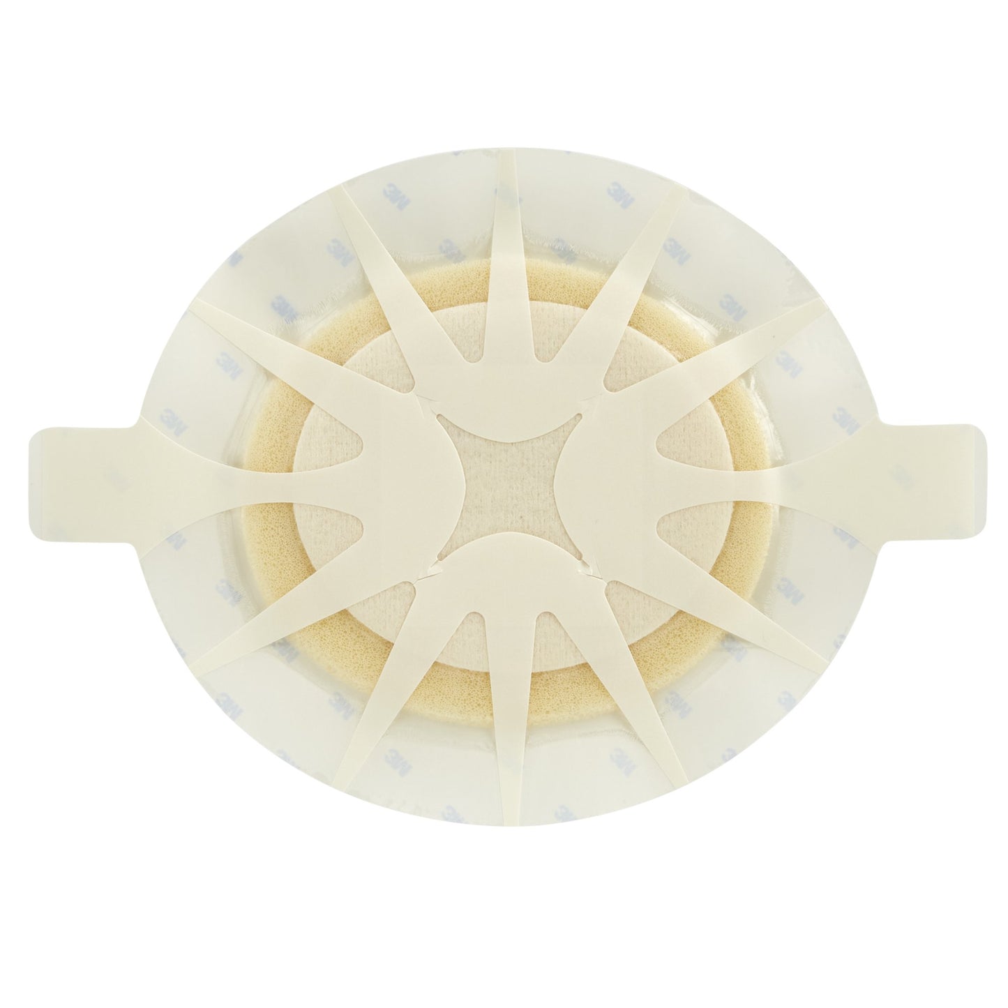 3M™ Tegaderm™ High Performance Foam Dressing 5-5/8 X 6-1/8 Inch With Border Film Backing Acrylic Adhesive Oval Sterile (479850_EA)