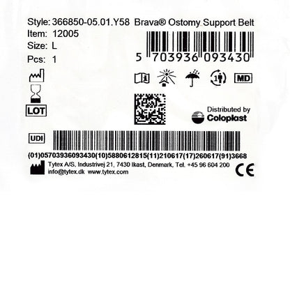 Brava® Ostomy Support Belt Large (1124385_BX)