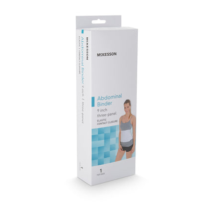 McKesson Abdominal Binder Small / Medium Hook and Loop Closure 30 to 45 Inch Waist Circumference 9 Inch Height Adult (1159055_EA)