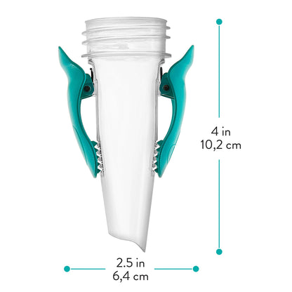 Evenflo Advanced Breast Milk Storage Bag Adapter For Breast Pumps and Most Other Standard Neck Breast Pump Brands (1041156_EA)