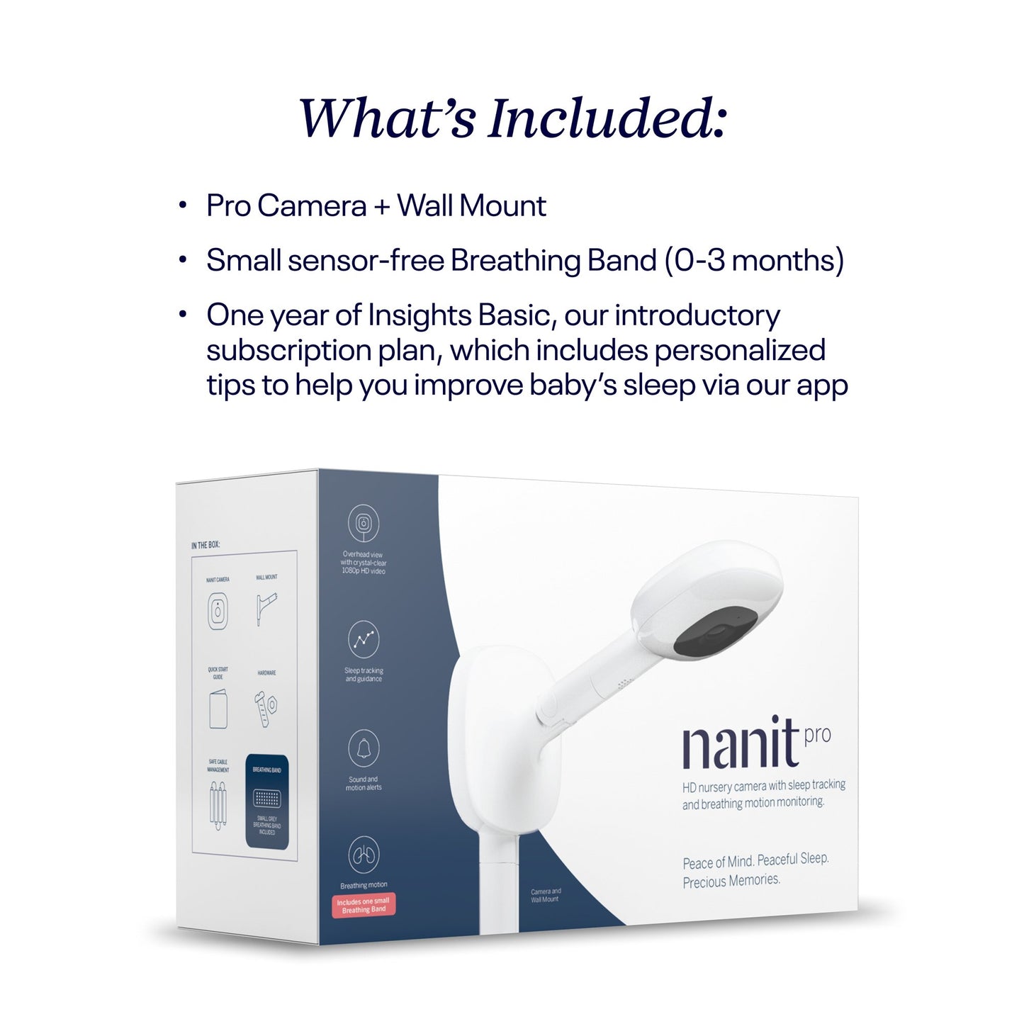 Nanit Pro Smart Baby Monitor with Wall Mount Nanit Pro Smart (1238092_EA)