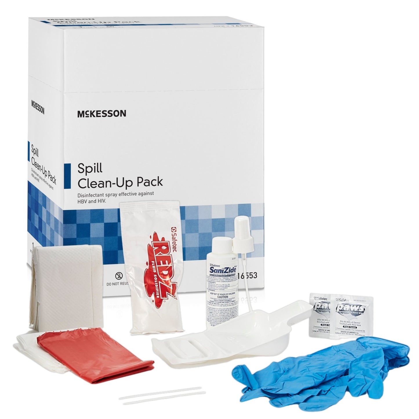 McKesson Bloodborne Pathogen Spill Clean-Up Pack McKesson (1112867_CS)