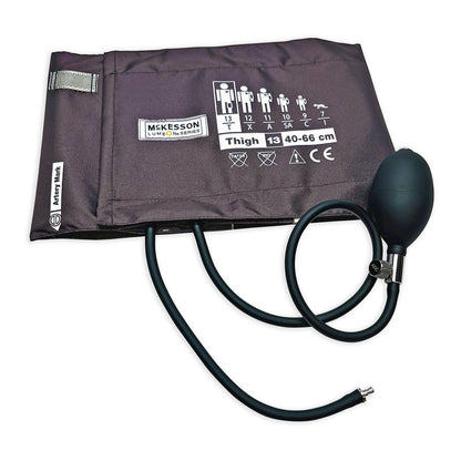 McKesson LUMEON™ Reusable Blood Pressure Cuff and Bulb 40 to 66 cm Leg Nylon Cuff Thigh Cuff (850936_CS)