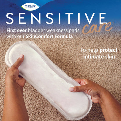 TENA® Sensitive Care Maximum Extra Coverage Long Bladder Control Pad 15 Inch Length Heavy Absorbency Dry-Fast Core™ One Size Fits Most (1131554_BG)
