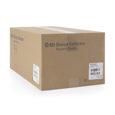 BD™ Sharps Container Red Base 16-3/5 H X 10-7/10 W X 6 D Inch Horizontal Entry 3 Gallon (328286_EA)