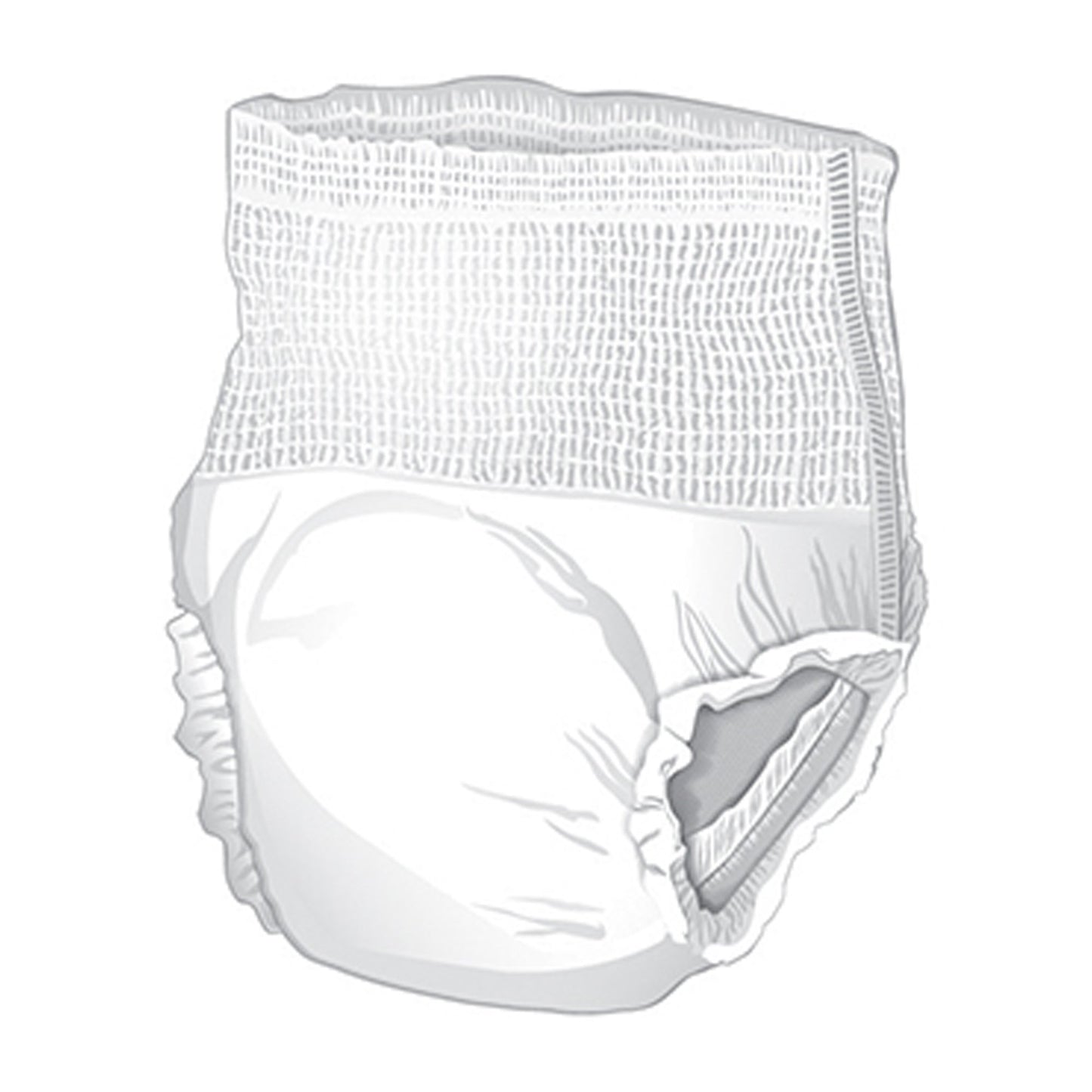McKesson Classic Unisex Adult Absorbent Underwear Pull On with Tear Away Seams Medium Disposable Light Absorbency (884177_CS)