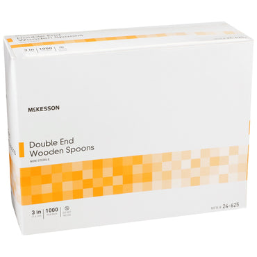 McKesson Medical Spoon Double Ended Tan Wood (473482_CS)