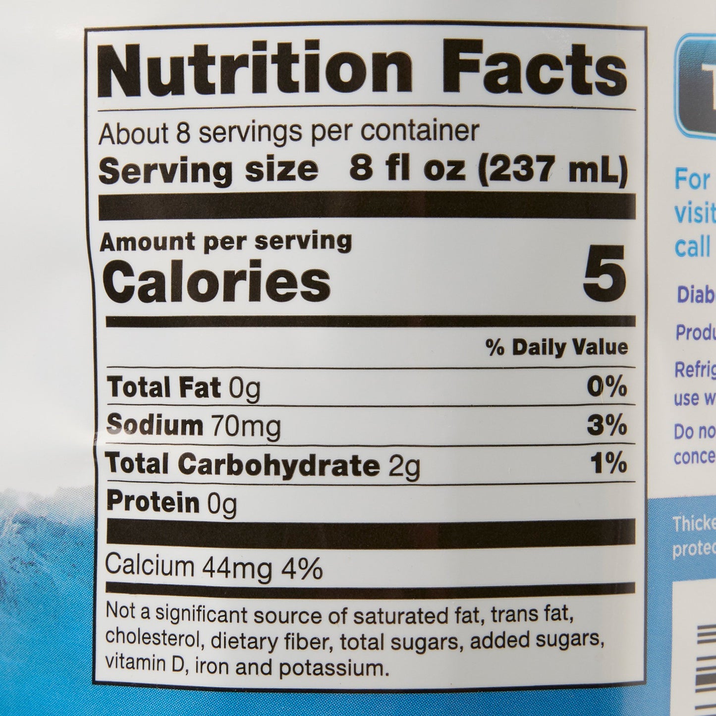 Thick-It® Clear Advantage® Thickened Water 64 oz. Bottle Unflavored Liquid IDDSI Level 3 Moderately Thick/Liquidized (742226_CS)