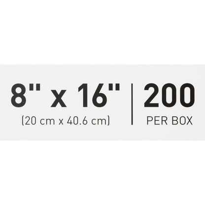 McKesson Argent™ Sure-Check® Sterilization Pouch Ethylene Oxide (EO) Gas / Steam 8 X 16 Inch Transparent / Blue Self Seal Paper / Film (527135_CS)