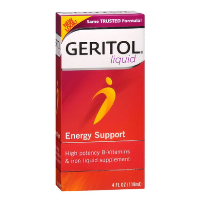 Geritol® Multivitamin Supplement Vitamin B3 / Choline Bitartrate / Iron 50 mg - 50 mg - 18 mg Strength Liquid 12 oz. Unflavored (873072_EA)