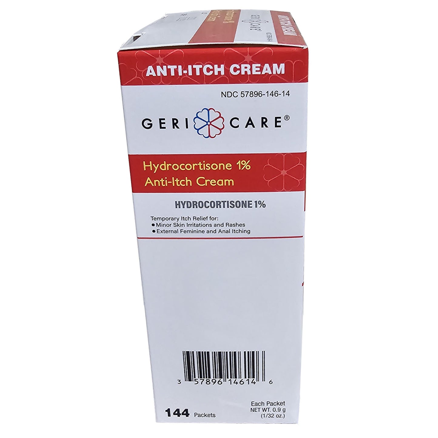 Geri-Care® Itch Relief 1% Strength Cream 144 Per Box Individual Packet (1234577_BX)