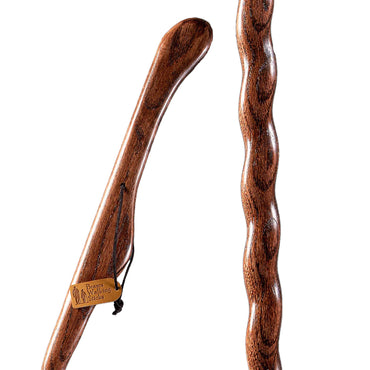Brazos™ Twisted HitchHiker Walking Stick Wood 48 Inch Height Red (1229043_EA)