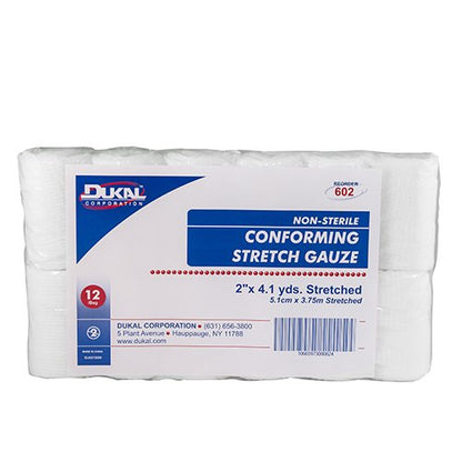 Dukal™ Conforming Bandage 2 Inch X 4-1/10 Yard 1-Ply NonSterile 12 per Pack (550644_CS)