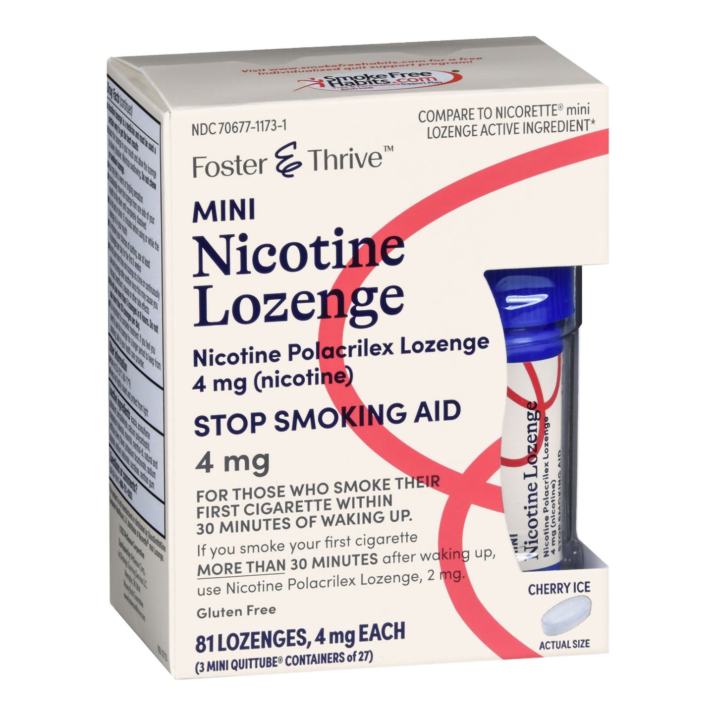 Foster & Thrive™ Stop Smoking Aid 4 mg Strength Lozenge (1238915_PK)
