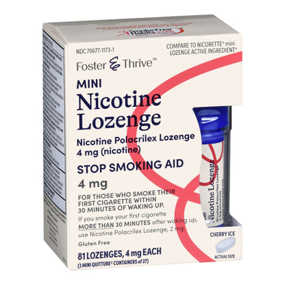 Foster & Thrive™ Stop Smoking Aid 4 mg Strength Lozenge (1238915_PK)