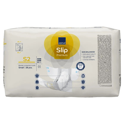 Abena® Slip Premium S2 Unisex Adult Incontinence Brief Small Disposable Heavy Absorbency (1218197_PK)