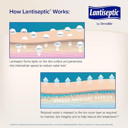 Lantiseptic® Dry Skin Therapy Skin Protectant 14 oz. Jar Lanolin Scent Cream (1126672_EA)