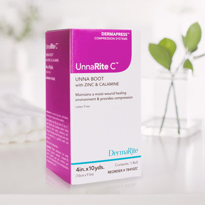 UnnaRite C™ Unna Boot Zinc Oxide / Calamine 4 Inch X 10 Yard (980206_BX)