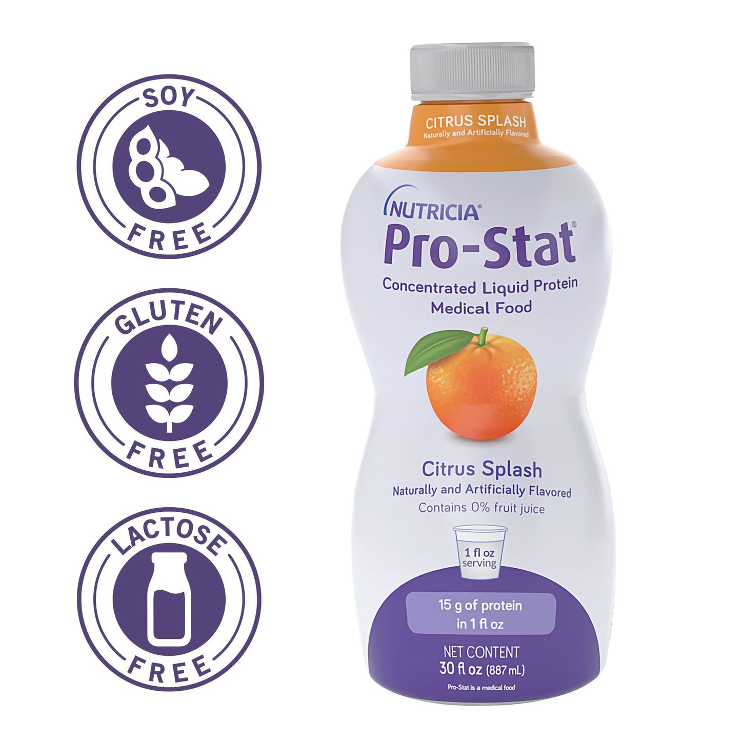 Pro-Stat® Oral Supplement Citrus Splash Flavor Liquid 30 oz. Bottle (534275_EA)